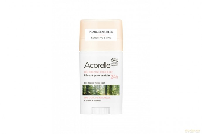 Organiczny dezodorant z ziemią okrzemkową Acorelle - Spices Wood