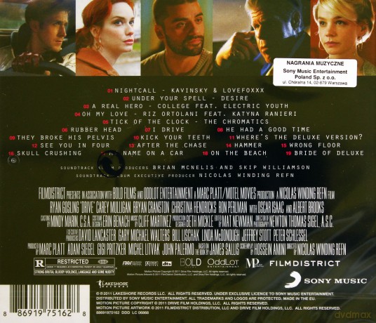 Drive soundtrack (Cliff Martinez) [CD]