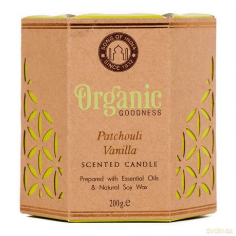 Sojowa świeca zapachowa - Patchouli Vanilla 200g