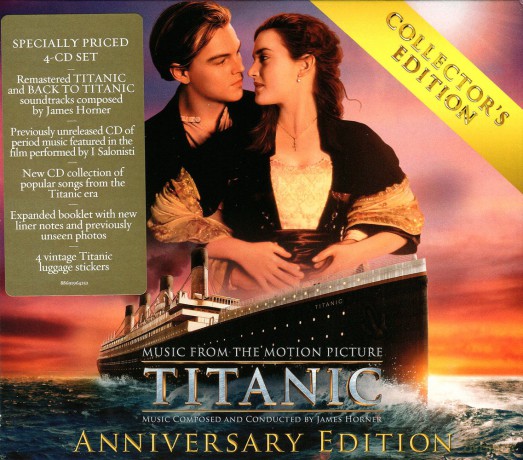 Titanic soundtrack (Collector's Anniversary Edition) (James Horner) [4CD]