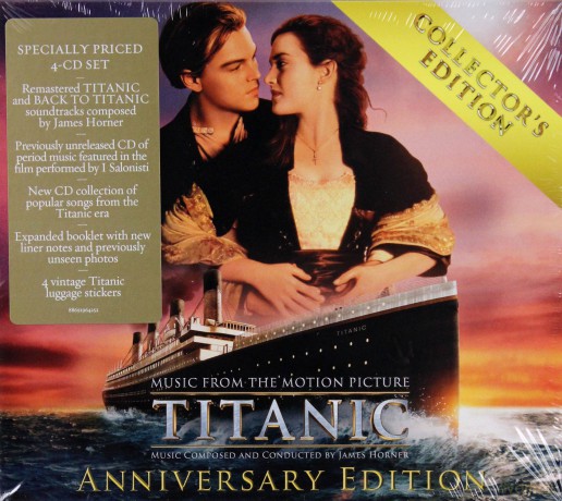 Titanic soundtrack (Collector's Anniversary Edition) (James Horner) [4CD]