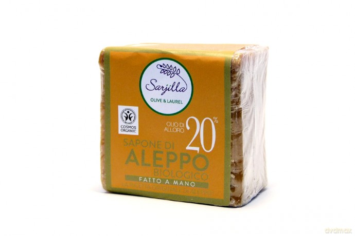 Tradycyjne mydło Aleppo z olejem laurowym 20% BIO 200g