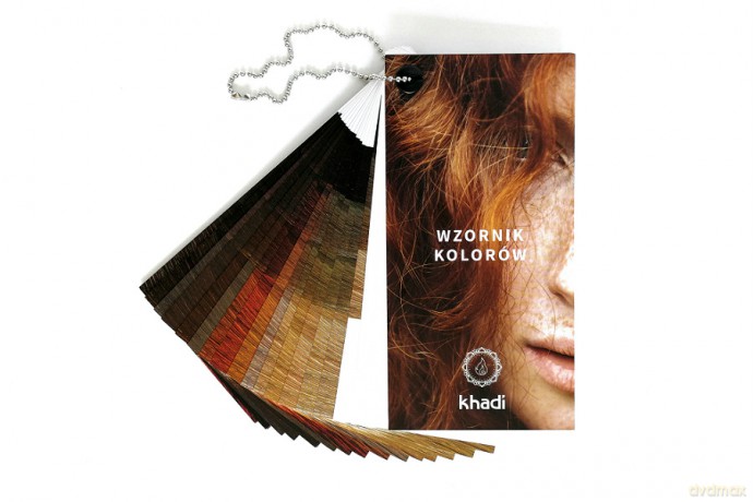 Wzornik kolorów henny Khadi