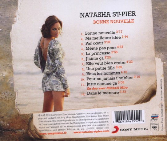 Natasha  St-Pier: Bonne Nouvelle [CD]