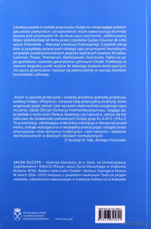 Literatura polska w świetle przymusów Oulipo - Olczyk Jacek [KSIĄŻKA]