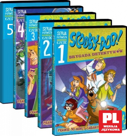 Scooby-Doo i brygada detektywów Kolekcja cz. 1-5 Pakiet [5DVD]