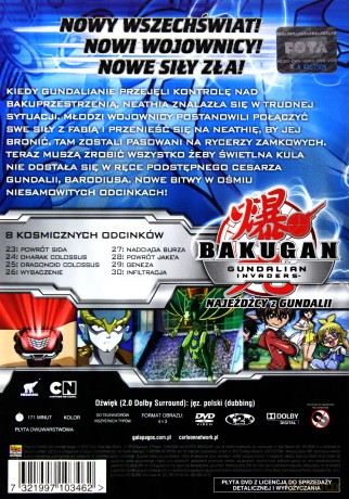 Bakugan: Najeźdźcy z Gundalii część 3 [DVD]