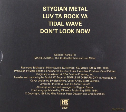 Stygian Shore: Stygian Shore [CD]