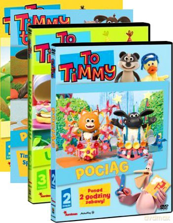 To Timmy 1+2+3+4: Artysta / Pociąg / Urodziny / Timmy na tropie skarbu Pakiet [4DVD]