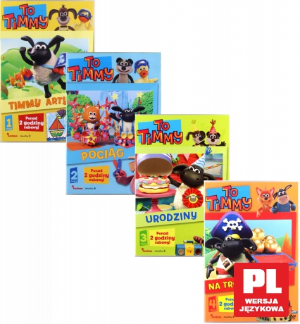 To Timmy 1+2+3+4: Artysta / Pociąg / Urodziny / Timmy na tropie skarbu Pakiet [4DVD]