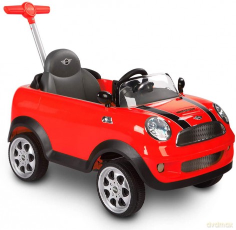 Rollplay Mini Cooper Pchacz, czerwony