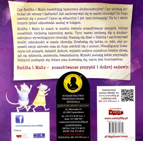Emilka i Maks na tropie wirusów i bakterii - Ireneusz Korpyś [KSIĄŻKA]