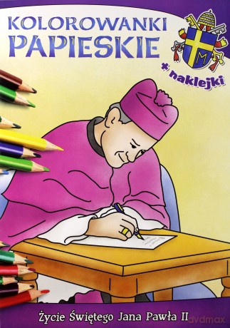 Wyniki wyszukiwania Wyniki wyszukiwania w sieci  Kolorowanki papieskie. Życie Świętego Jana Pawła II - Ireneusz Korpyś, Anna Wiśnicka [KSIĄŻKA]
