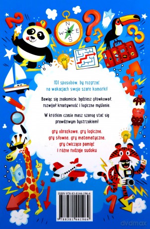 Gry do walizki dla małych geniuszy [KSIĄŻKA]
