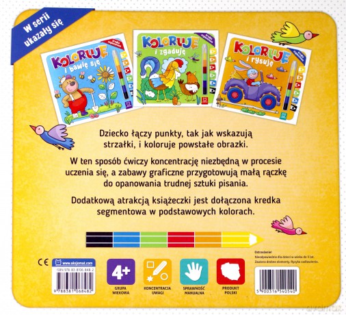 Kredka segmentowa. Koloruję i rysuję [KSIĄŻKA]