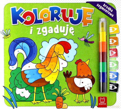 Kredka segmentowa. Koloruję i zgaduję [KSIĄŻKA]