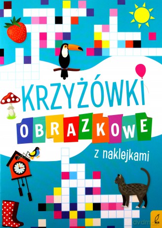 Krzyżówki obrazkowe z naklejkami [KSIĄŻKA]