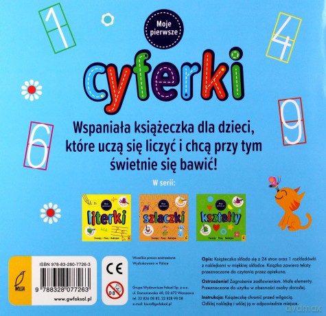 Moje pierwsze cyferki [KSIĄŻKA]