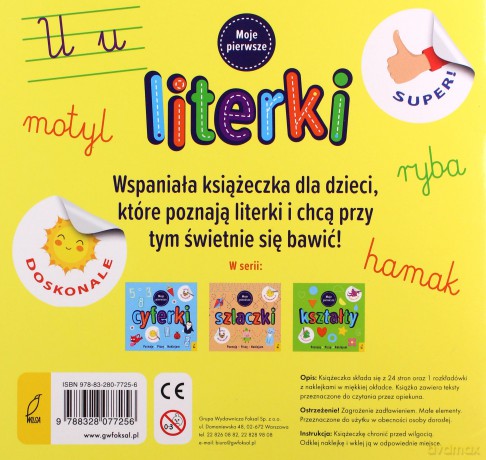 Moje pierwsze literki [KSIĄŻKA]