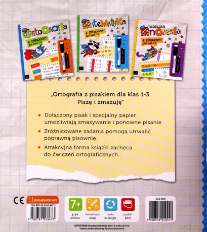 Ortografia z pisakiem dla klas 1-3. Piszę i zmazuję [KSIĄŻKA]