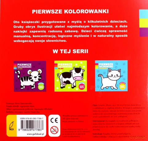 Pierwsze kolorowanki. W domu [KSIĄŻKA]