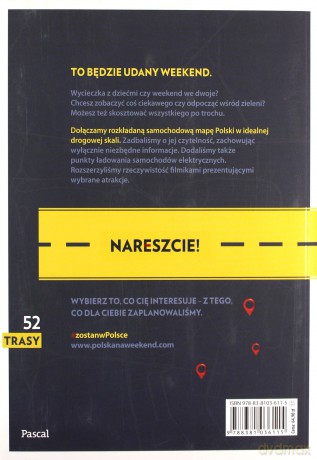 Polska na weekend. Przewodnik + mapa drogowa [KSIĄŻKA]