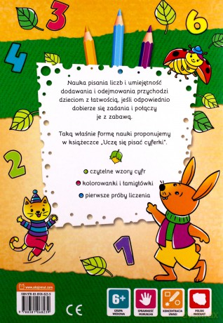 Uczę się pisać cyferki [KSIĄŻKA]