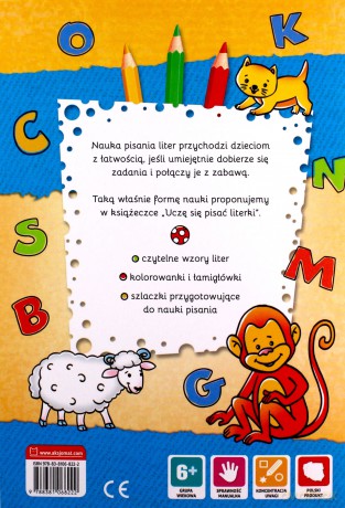 Uczę się pisać literki [KSIĄŻKA]