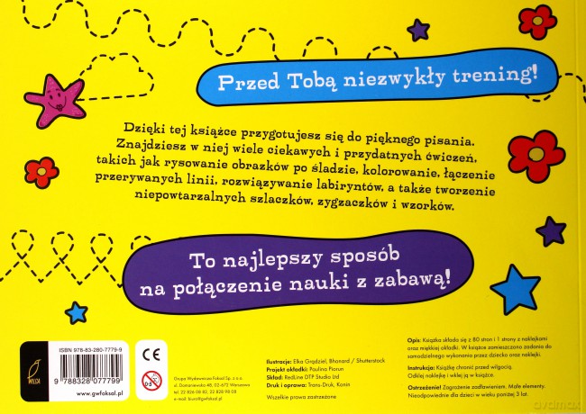 Wesołe przygotowania do nauki pisania [KSIĄŻKA]
