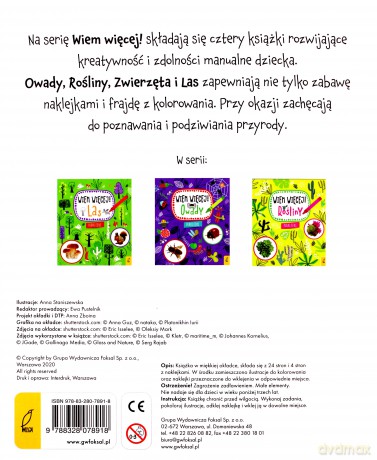 Wiem więcej! Zwierzęta [KSIĄŻKA]