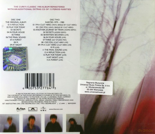Cure: Seventeen Seconds [2CD]