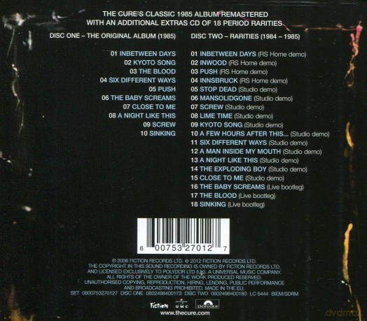 Cure: The Head On The Door [2CD]