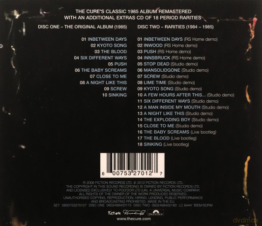 Cure: The Head On The Door [2CD]