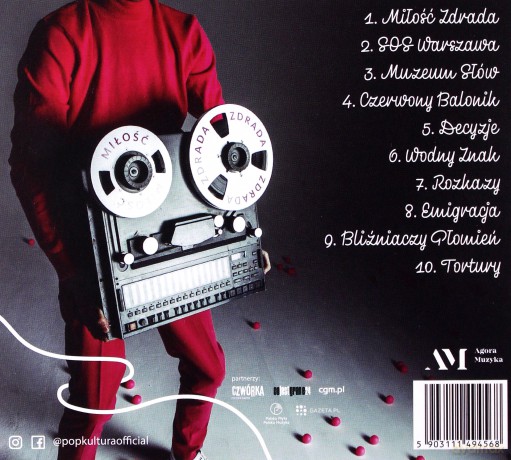 Popkultura: Miłość Zdrada [CD]