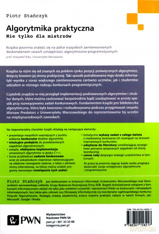Algorytmika praktyczna - Piotr Stańczyk [KSIĄŻKA]