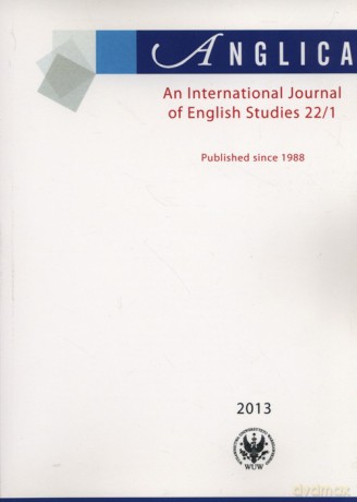 Anglica An International Journal of English Studies 22/1 2013 [KSIĄŻKA]