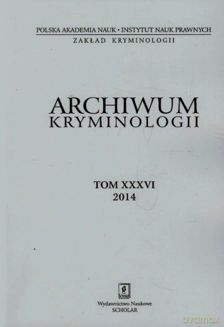 Archiwum kryminologii (Tom 36) [KSIĄŻKA]