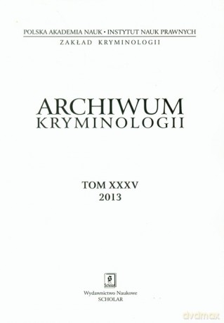 Archiwum kryminologii (Tom XXXV) [KSIĄŻKA]