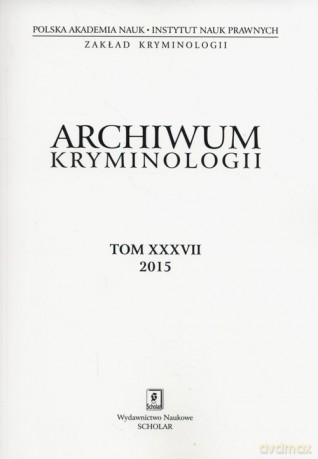 Archiwum kryminologii (Tom XXXVII 2015) [KSIĄŻKA]