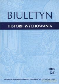 Biuletyn Historii Wychowania 2007 (23) [KSIĄŻKA]