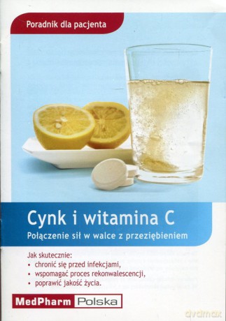 Cynk i witamina C Poradnik dla pacjenta [KSIĄŻKA]