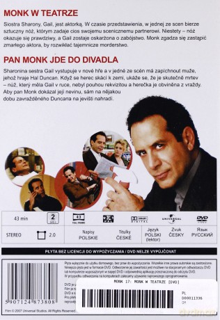 Monk 17: Monk w Teatrze [DVD]