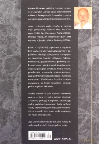 Ideologie polityczne Wprowadzenie - Andrew Heywood [KSIĄŻKA]