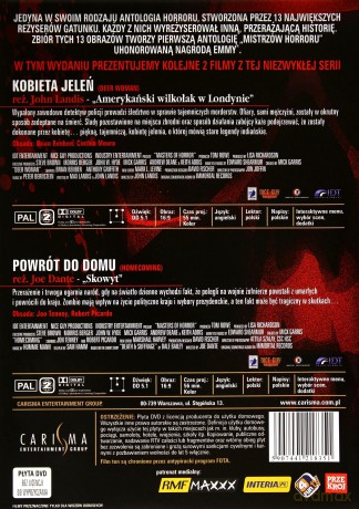 Mistrzowie horroru Kolekcja seria 1 cz. 1-6 Pakiet [6DVD]