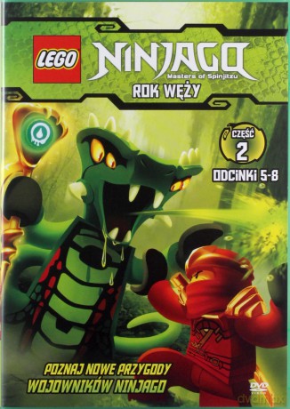 LEGO Ninjago Rok węży część 1+2 Pakiet [2DVD]