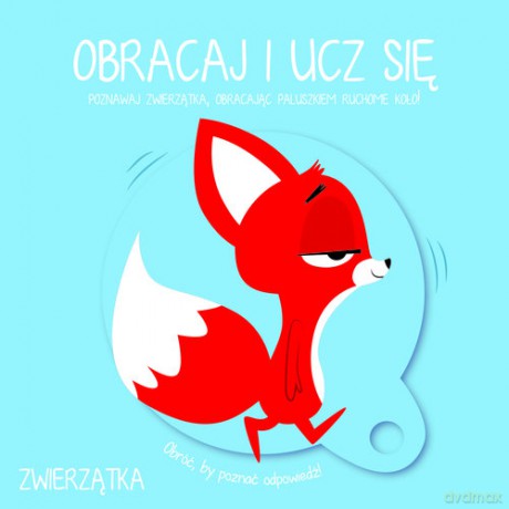 Obracaj i ucz się Zwierzątka - Różni [KSIĄŻKA]
