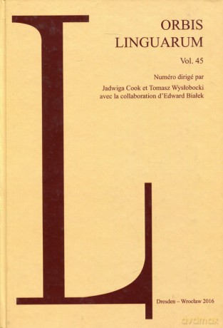 Orbis Linguarum vol 45 [KSIĄŻKA]