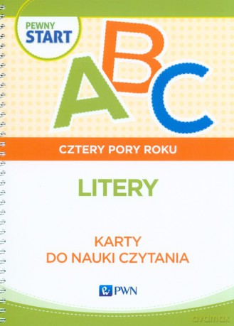 Pewny start Cztery pory roku Litery Karty do nauki czytania - Izabela Jaźwińska, Magdalena Kosecka [KSIĄŻKA]