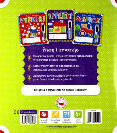 Piszę i zmazuję Literki [KSIĄŻKA]