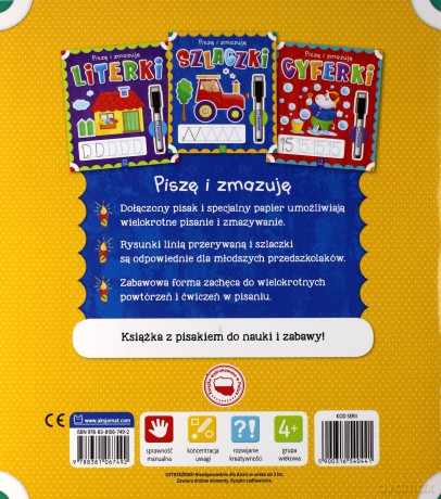 Piszę i zmazuję Szlaczki [KSIĄŻKA]